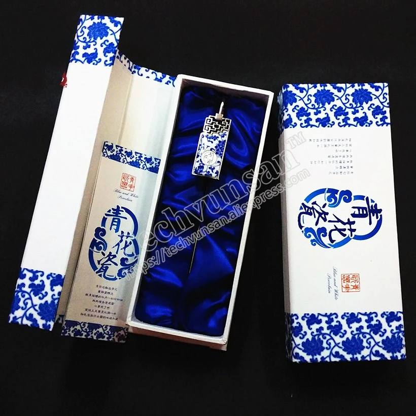 Bookmarks Memo Traditional Chinese Blue and White Porcelain Creative Gift C L IA