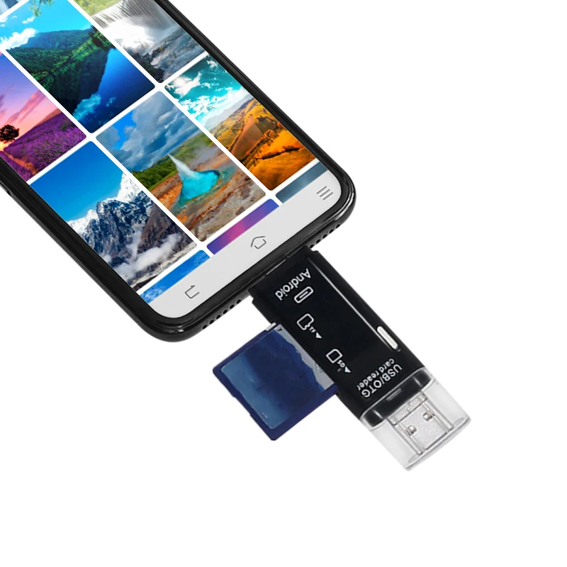 5 в 1 Micro SD кардридер адаптер Тип C Micro USB SD карта памяти адаптер для MacBook Ноутбук USB 3,0 SD/TF OTG кардридер