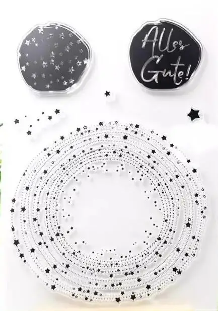 

Round background Transparent Clear Stamp for DIY scrapbooking/Card Making C145