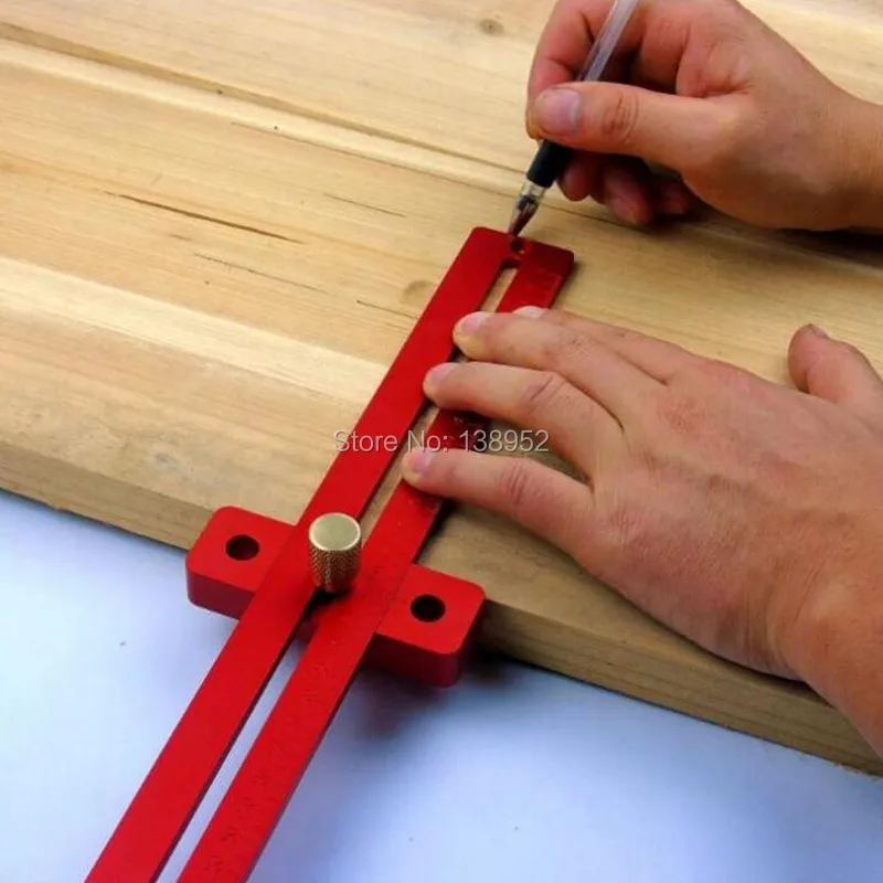 

Aluminum Alloy crossed ruler woodworking T type Scriber,Measuring tools