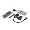 Комплект Raspberry Pi Zero W+ акриловая оболочка+ адаптер питания+ GPIO Header+ кабель+ 5V 2A источник питания США+ 5 МП мегапиксельная камера ночного видения - Цвет: bundle 2