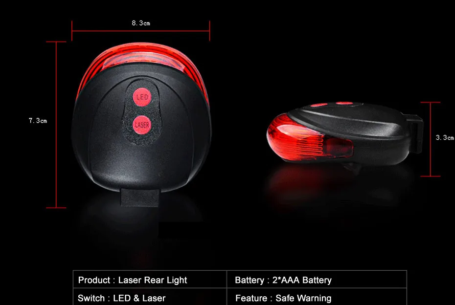 Discount VICTGOAL LEB Bike Light LED Backlight Seatpost MTB Taillight 2 Laser Cycling Rear Lights Night Safety Warning Lamp Bicycle Light 4 Discount VICTGOAL LEB Bike Light LED Backlight Seatpost MTB Taillight 2 Laser Cycling Rear Lights Night Safety Warning Lamp Bicycle Light 4