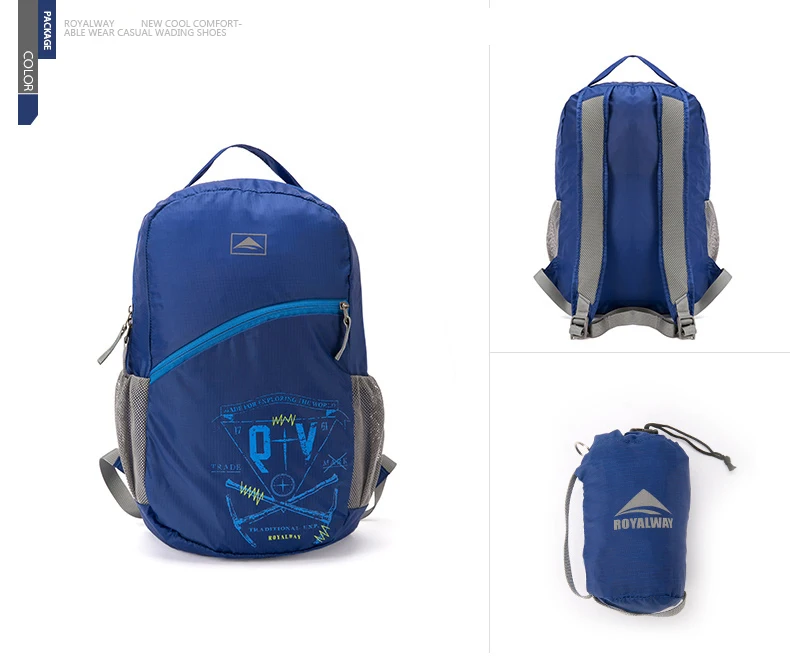 Royalway, для кемпинга, пешего туризма рюкзак; спортивная сумка для путешествий Trek рюкзак для альпинизма подъем водонепроницаемый 20L ультра