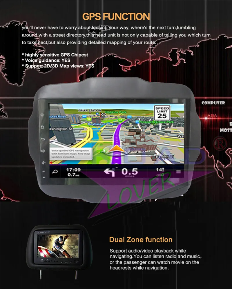 Flash Deal Roadlover Android 8.1 Car PC Multimedia Player For Jeep Renegade 2016 Stereo GPS Navigation Automagnitol Double Din Radio NO DVD 20 Flash Deal Roadlover Android 8.1 Car PC Multimedia Player For Jeep Renegade 2016 Stereo GPS Navigation Automagnitol Double Din Radio NO DVD 20