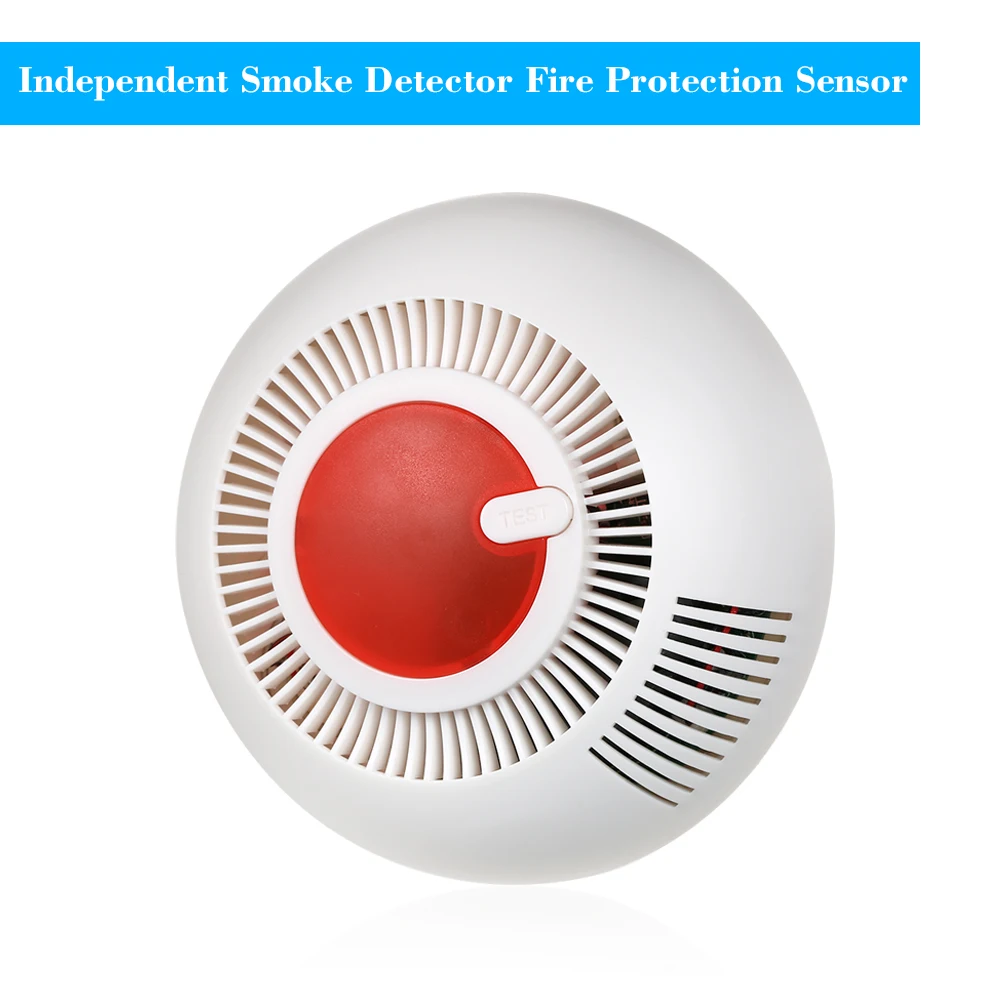 

Standalone Photoelectric Smoke Alarm High Sensitive Wireless Alarm System Independent Smoke Detector Fire Protection Sensor