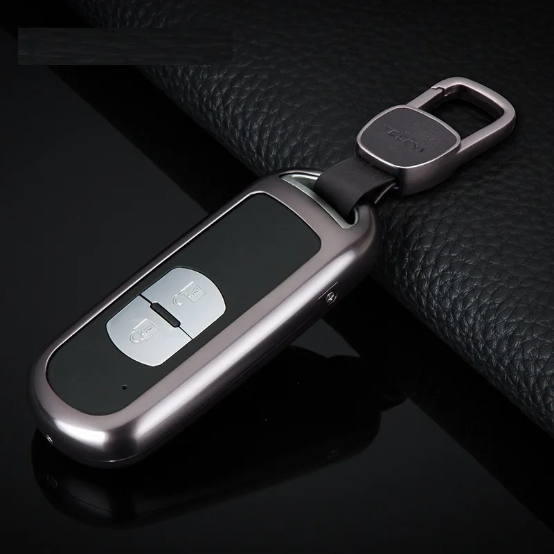 1pc Aluminum Alloy Car Key Case Shell Key Cover Storage Bag Protector for Mazda 6 3 CX-4 CX-5 CX-7 Atenza Axela цена 1pc Aluminum Alloy Car Key Case Shell Key Cover Storage Bag Protector for Mazda 6 3 CX-4 CX-5 CX-7 Atenza Axela цены онлайн