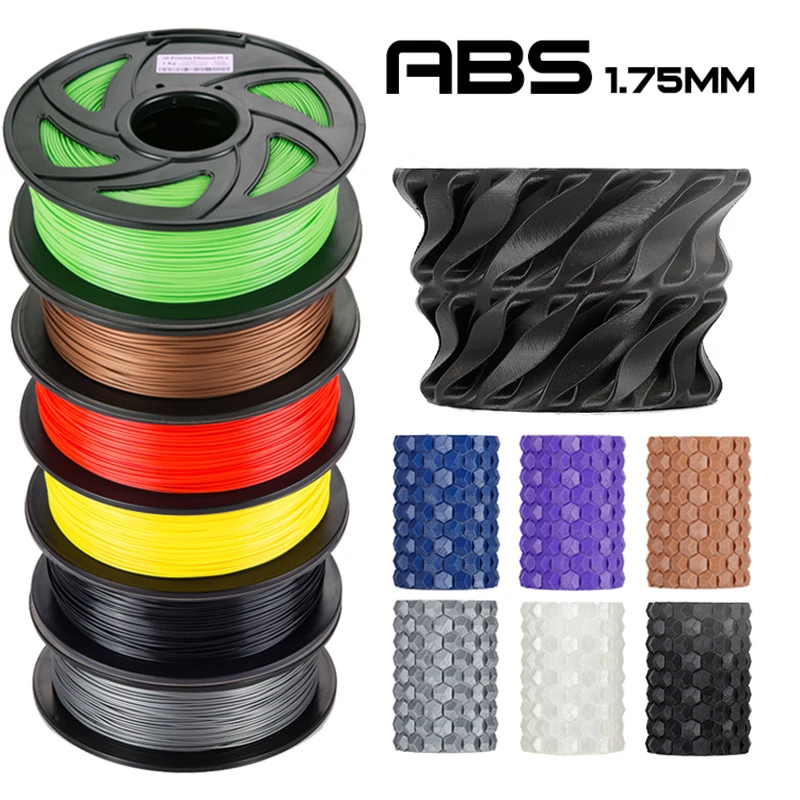 3D font b printer b font ABS consumables 1 75 wire 1kg 3D printing filament FDM