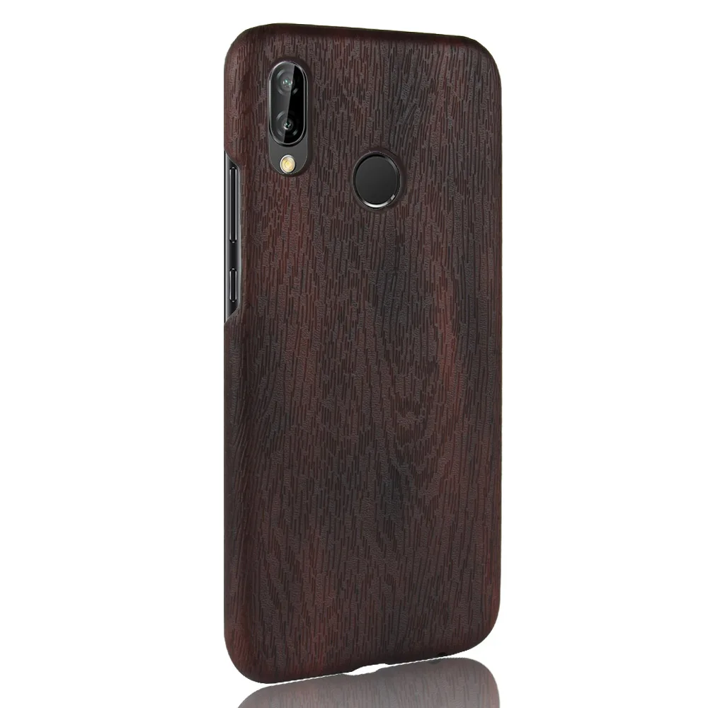 Винтажный кожаный чехол с деревянным узором для Huawei P20 Lite Pro P Smart Y9 Y7 Prime Y6 2018 Nova2 Plus