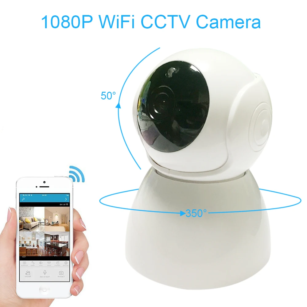 

1080P WiFi Camera Wireless Home Security Surveillance 2.4G Multi Platform CCTV Camera IP Network Two Audio Way Indoor Box Camera