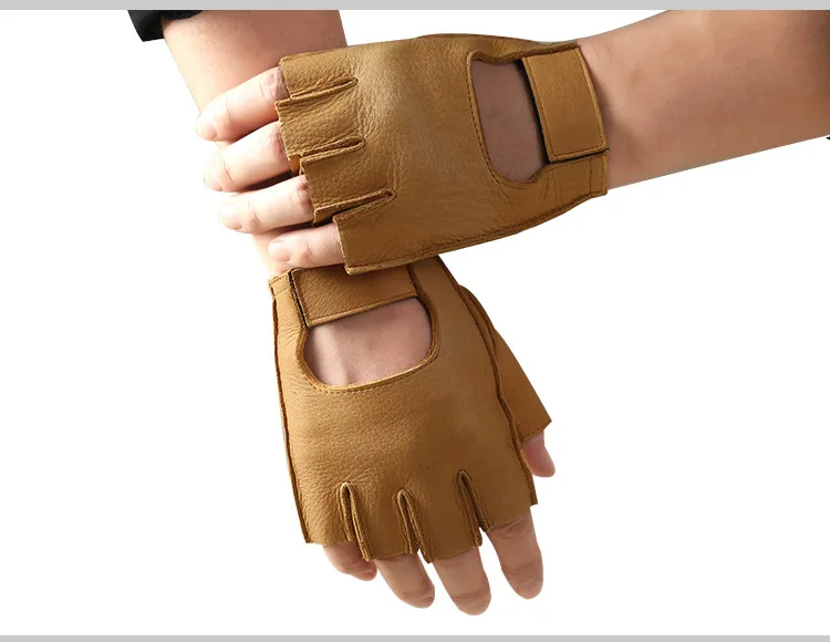 Перчатки для фитнеса, мужские перчатки для вождения мотоцикла, Нескользящие Износостойкие высококачественные мужские перчатки из