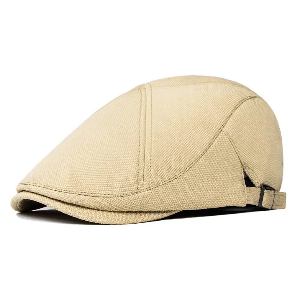 Voboom Ivy Man, винтажная Женская кепка на плоской подошве, мужской берет, шапка, Женская Лоскутная шляпа, Chapeau, большая голова, Круглый 053 - Цвет: Хаки