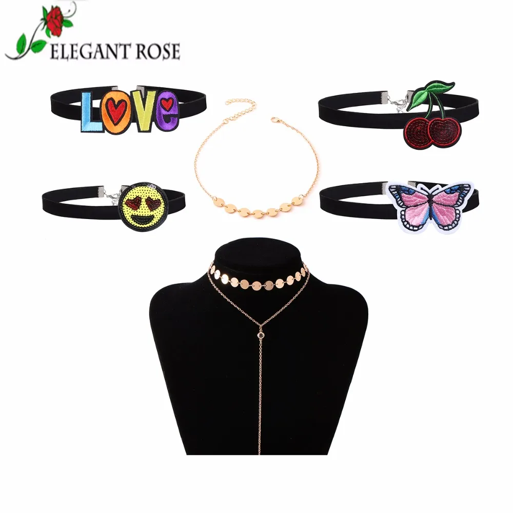 ElegantRose модные ювелирные изделия 6 шт./компл. в этническом стиле многоцветный