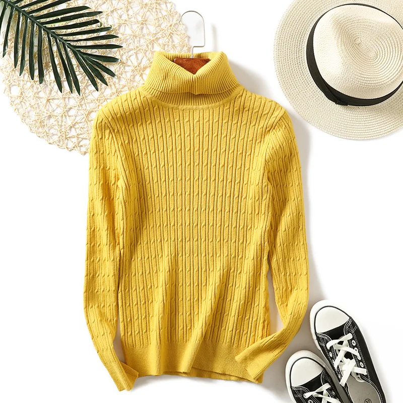 New 2019 Autumn Winter Turtleneck Sweater Women Pullover Korean Style Slim Long Sleeve Knitted Sweater Outerwear Women Clothes New 2019 Autumn Winter Turtleneck Sweater Women Pullover Korean Style Slim Long Sleeve Knitted Sweater Outerwear Women Clothes