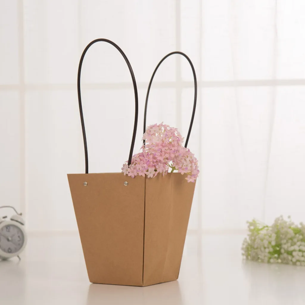 5 шт бумажный пакет с цветами венки Цветочная коробка упаковка декоративная Цветочная сумочка