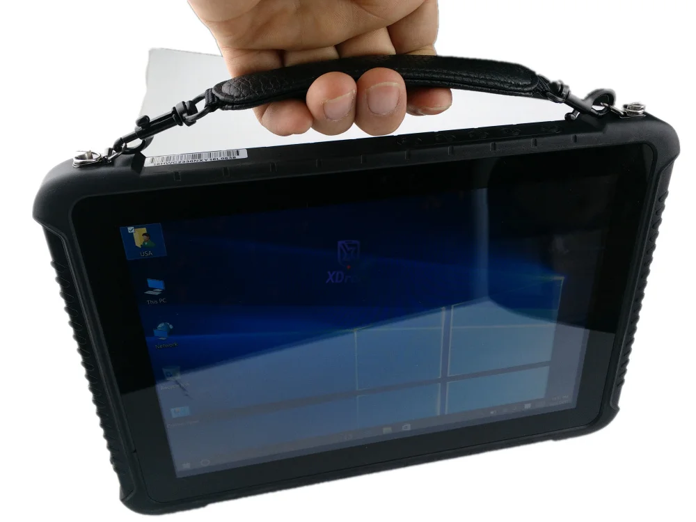 China K16T Rugged 10.1" Windows Car Diagnostic tablet IP67 Waterproof Shockproof Industrial M3-7Y30 128GB ROM High precision GPS most popular apple ipad