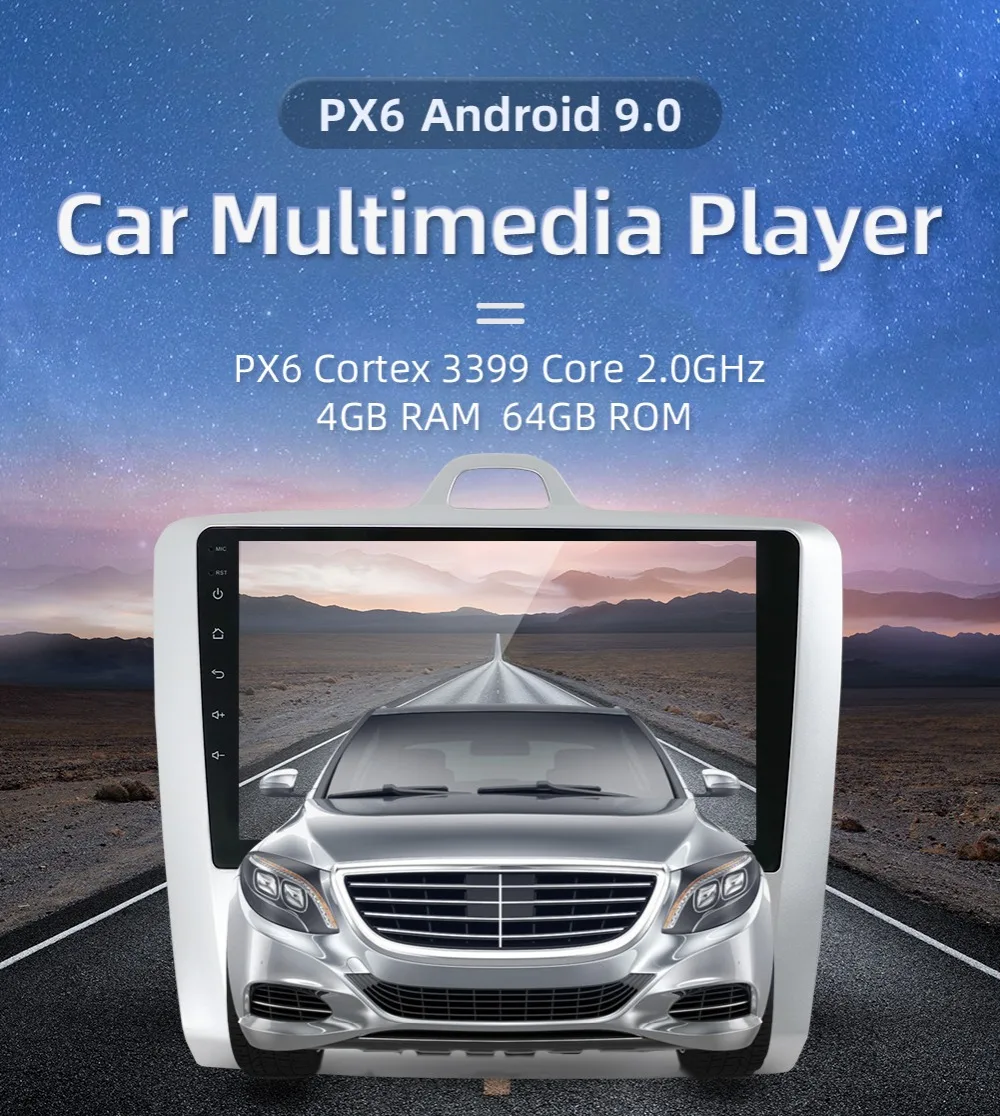 Perfect PX6 4G+64G 2 din Android 9.0 car dvd Multimedia for Ford Focus 2009 gps navigation wifi 4G mirror link steering wheel car radio 2 Perfect PX6 4G+64G 2 din Android 9.0 car dvd Multimedia for Ford Focus 2009 gps navigation wifi 4G mirror link steering wheel car radio 2