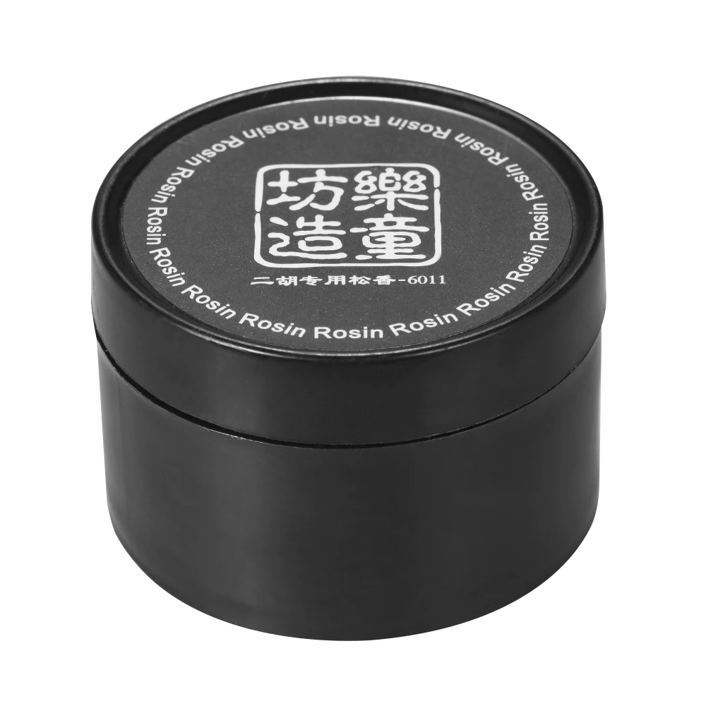 

Black Rosin Resin Colophony Low Dust Handmade with Plastic Box Universal for Bowed String Instruments Violin Viola Cello Erhu