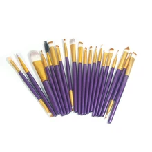 Professional 20Pcs Makeup Brushes Set Pro Powder Blush Foundation Eyeshadow Eyeliner Lip Gold Cosmetic Brush Kit Beauty Tools