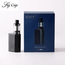 Authentique ECT Électronique Cigarette Kit ECT C40 Boost kit 40 w Vaporisateur Boîte Mod KIT 2.0 ml Capacité Du Réservoir 1800 mah (pas inlcuding)