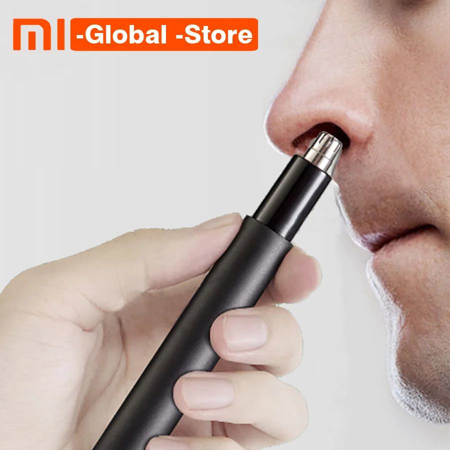 

Xiaomi Mini Nose Hair Trimmer HN1 Minimalist Design Mini Portable Safe Sharp Blade Body Wash Trim Nose Hair Cleaner Tool For Men