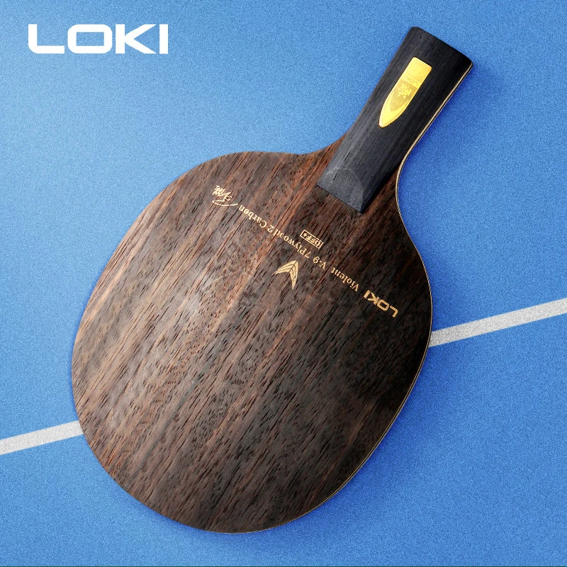 Профессиональная ракетка LOKI Ebony для пинг понга 9 слойная настольного тенниса Arc