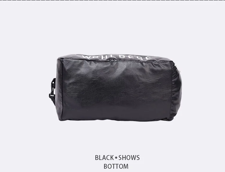 Wobag, водонепроницаемая Мужская Дорожная сумка из искусственной кожи, модная повседневная вместительная сумка для багажа, женская спортивная сумка для фитнеса