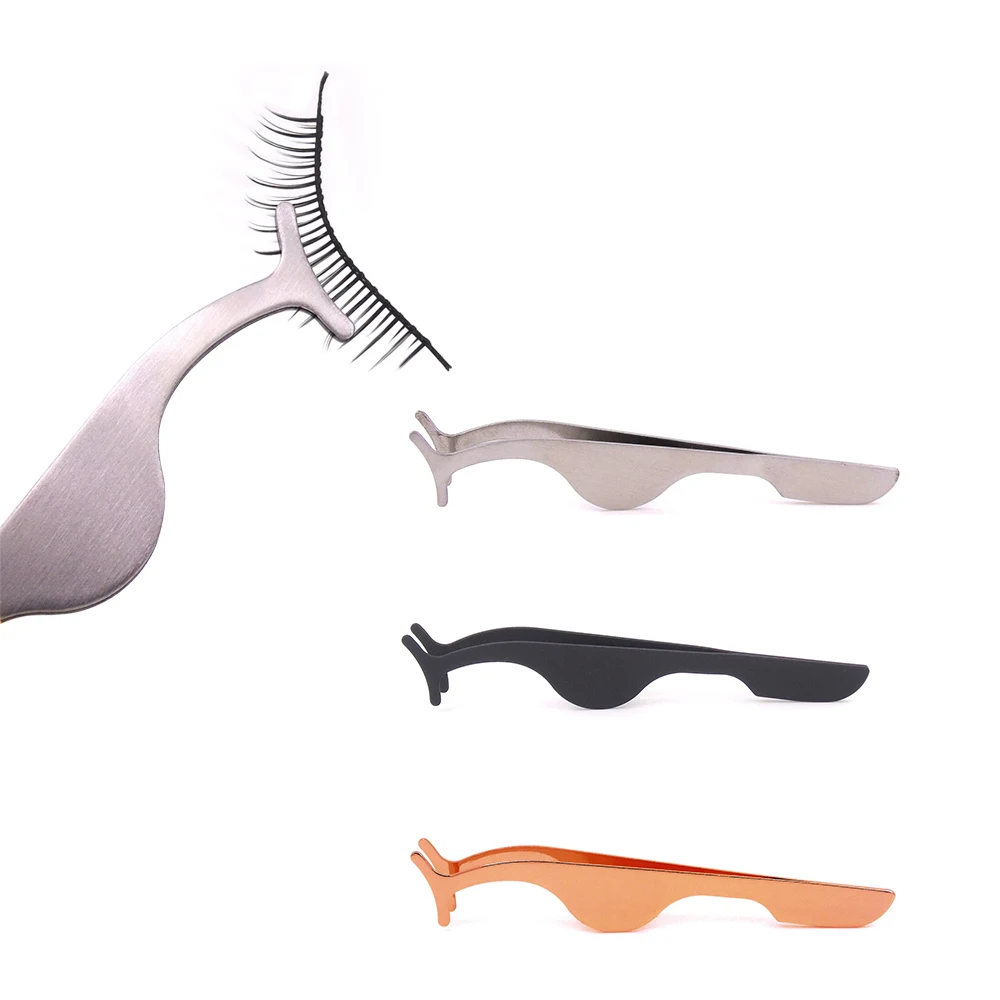 

Lacheer False Eyelashes Aid Clip Of High Quality Stainless Steel Using For Makeup Beauty Multifunctional Tool 3 Colors Kit