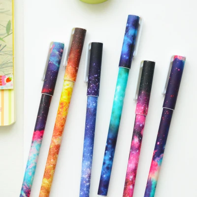 Специальное предложение гелевая ручка 6 цветов набор милая гелевая ручка 0,38 мм креативный набор Студенческая ручка корейские школьные принадлежности канцелярские милые Kawaii