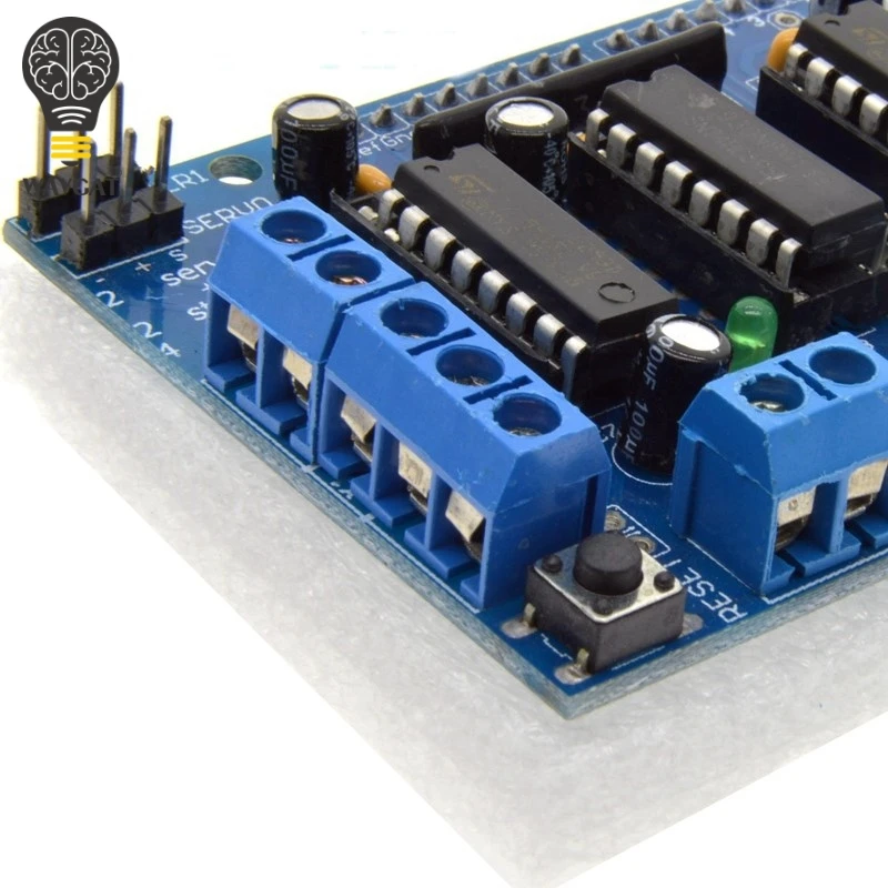 Плата расширения двигателя L293D для Arduino бесплатная доставка|motor shield|board arduinoboard motor |