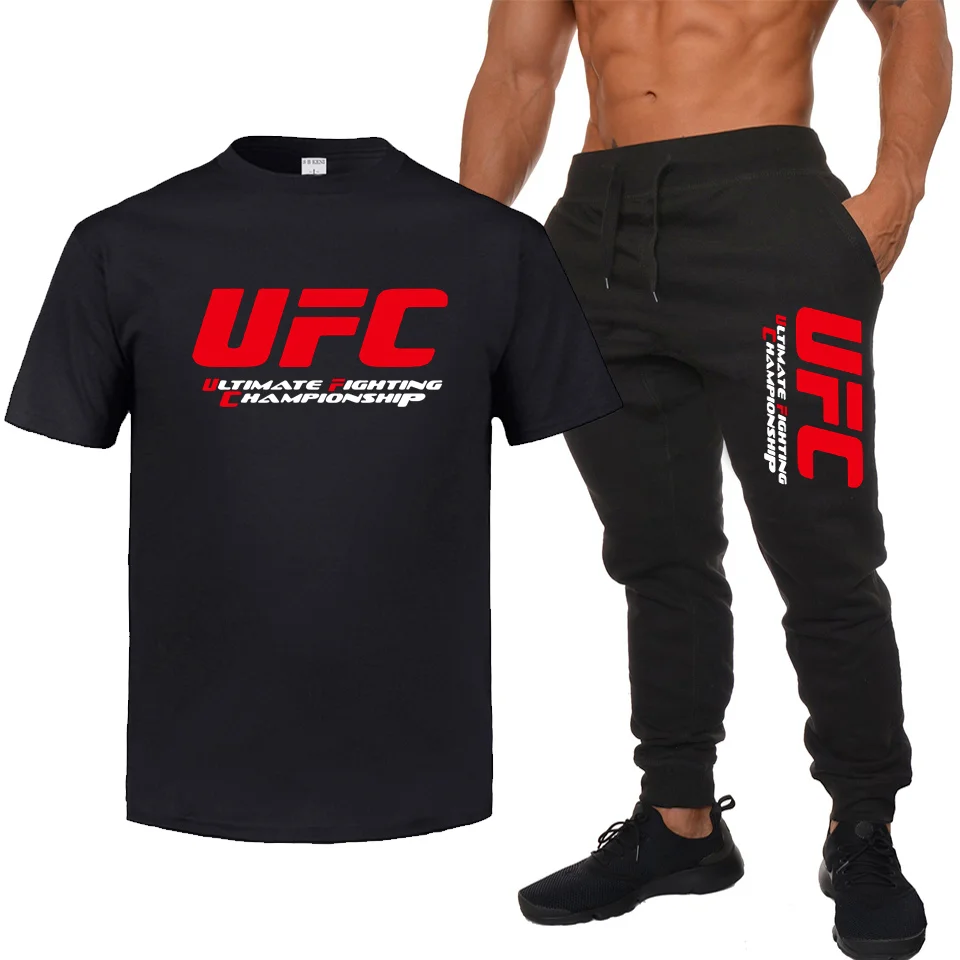

Small feet loose breathable casual Pants Men UFC Suit Summer MMA Ultimate Fighting Championship Trousers Mens jogger pants Women