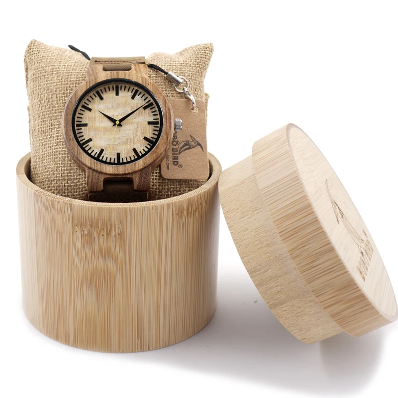 BOBO BIRD C20 Vintage Round Bamboo Wood Quartz Watches With Real Leather Bands Womens Mens watches top brand luxury BOBO BIRD C20 Vintage Round Bamboo Wood Quartz Watches With Real Leather Bands Womens Mens watches top brand luxury