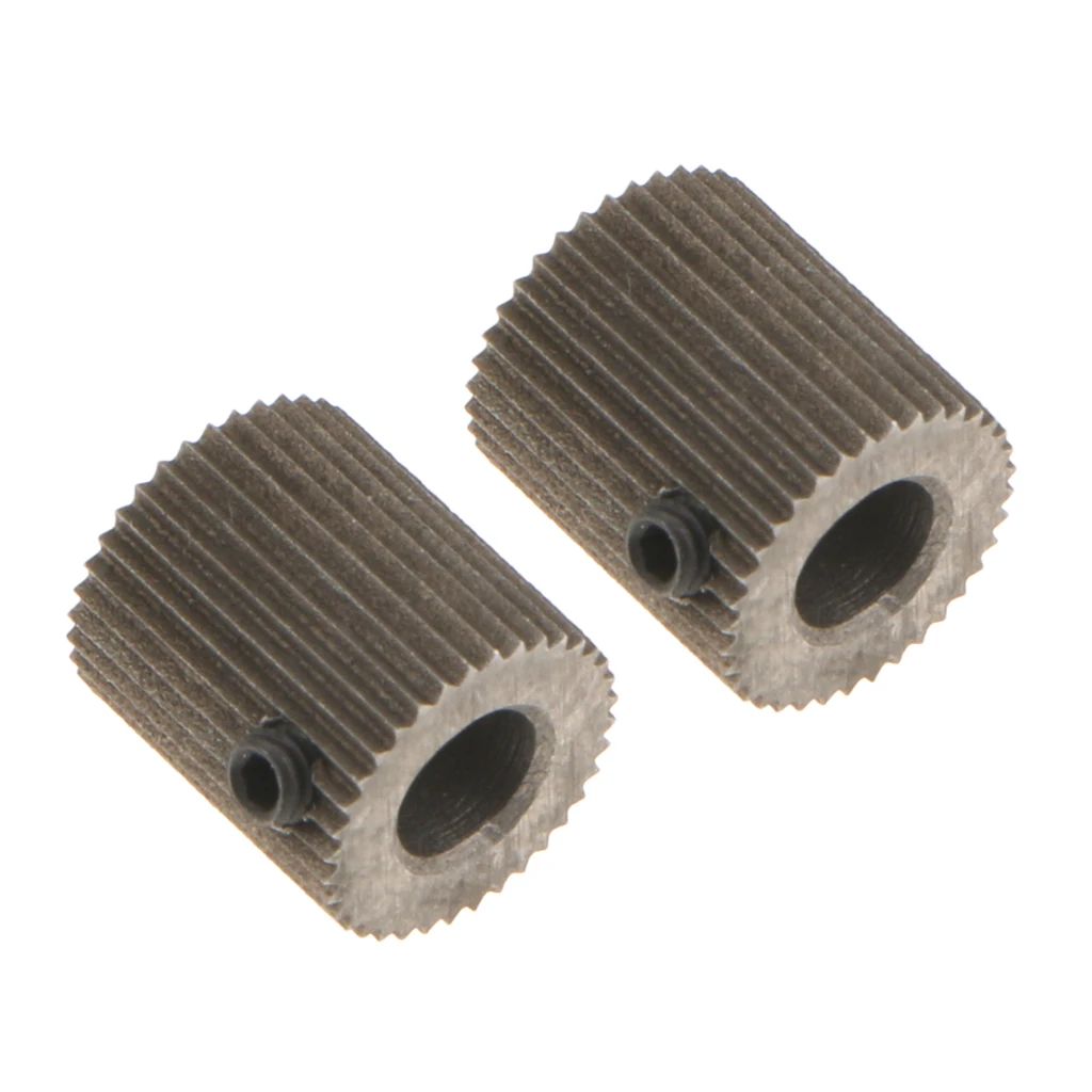 2Pcs 3D Printer 38 Teeth Mold Steel Linear Extruder Filament Drive Gear