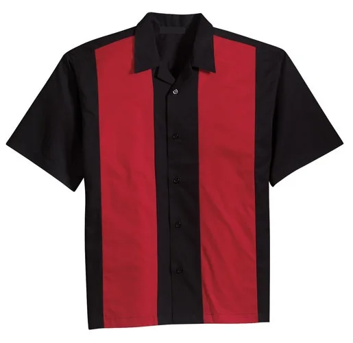 Мужские Гавайские рубашки, повседневная одежда из хлопка, синие, красные, черные рубашки с короткими рукавами и пуговицами, дизайнерские вечерние рубашки в стиле рокабилли - Цвет: ST107