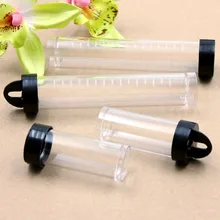 2Pcs/Pack Spiral test tube Travel Vacations pills Jewelry Necklace pills Electronic materials and accessories Storage Box V5-6 1pcs transparent plum blossom travel vacations pills jewelry necklace pills electronic materials and accessories storage box