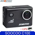 Save 23.02 on SOOCOO C100 4K 24fps Wifi Action Camera 1080P Full HD Waterproof 30m Diving Bicycle Helmet Mini Outdoor Sports Camcorder DV Cam
