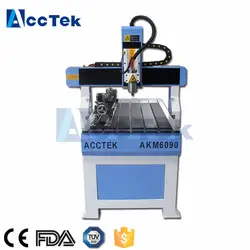 AccTek портативный фрезерный станок с ЧПУ машины 600*900 мм с ЧПУ система управления Mach3