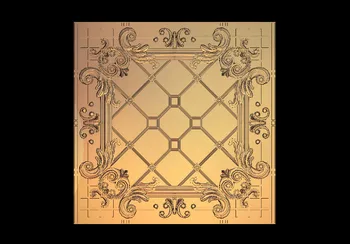 

Frame 3D Relief Model in STL format CNC Router Carving Engraving Artcam aspire M149