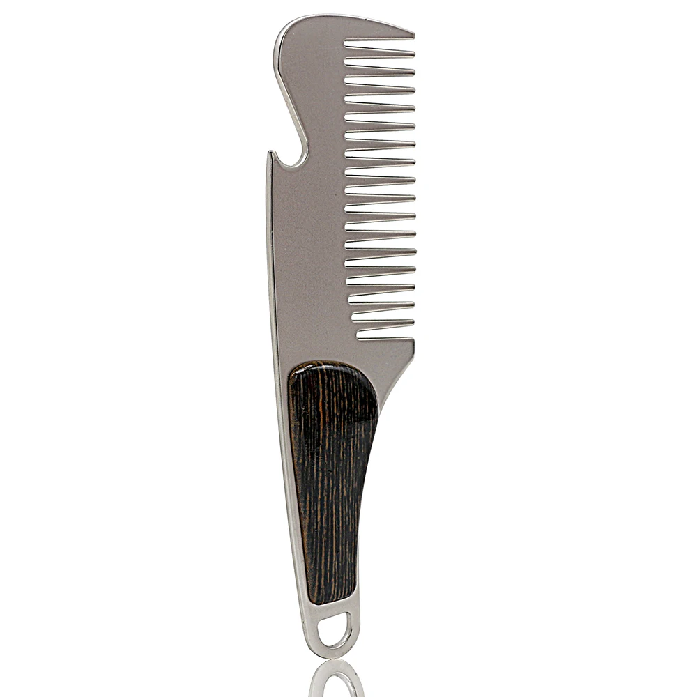 100 Stainless Steel Pocket Hair Comb Men's Beard Comb In Small Design