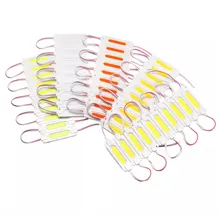 Светодиодный светильник Mudule, 10 шт., 20 шт., водонепроницаемый рекламный дизайн, COB, инжекторный оконный магазин, передний светодиодный светильник, лампа DC12V