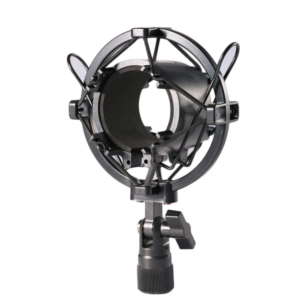 K1 Professional Black Capacitance Mic Shock Mount Clip Holder Stand