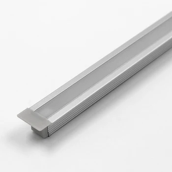 

6pcs X50cm length warm white SMD2835 120led/m surface clip led aluminum strip light 4w for cabinet or room or stair corridor LE