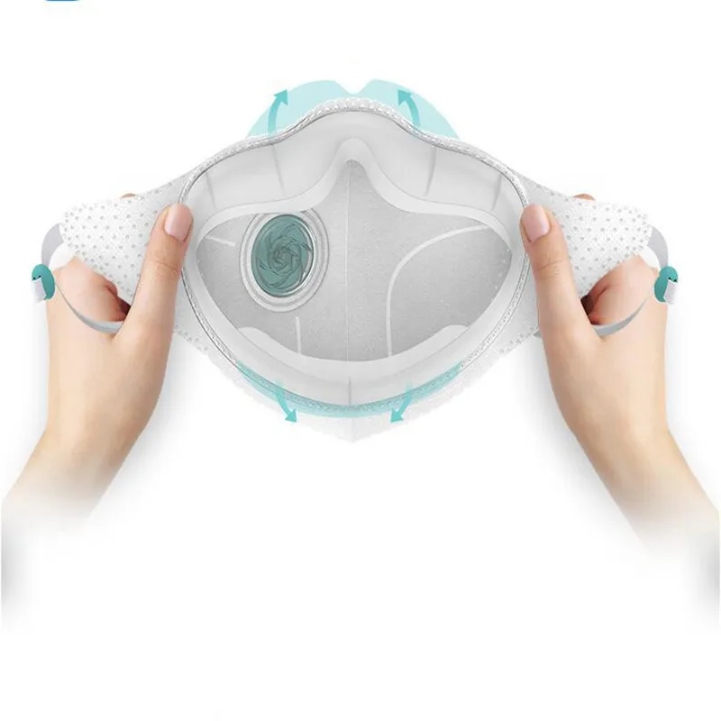4 шт. Xiaomi AirPOP фильтр Анти-маска от дыма Анти-туман PM2.5 с вентиляционным клапаном долговечная удобная маска для лица для мужчин и женщин