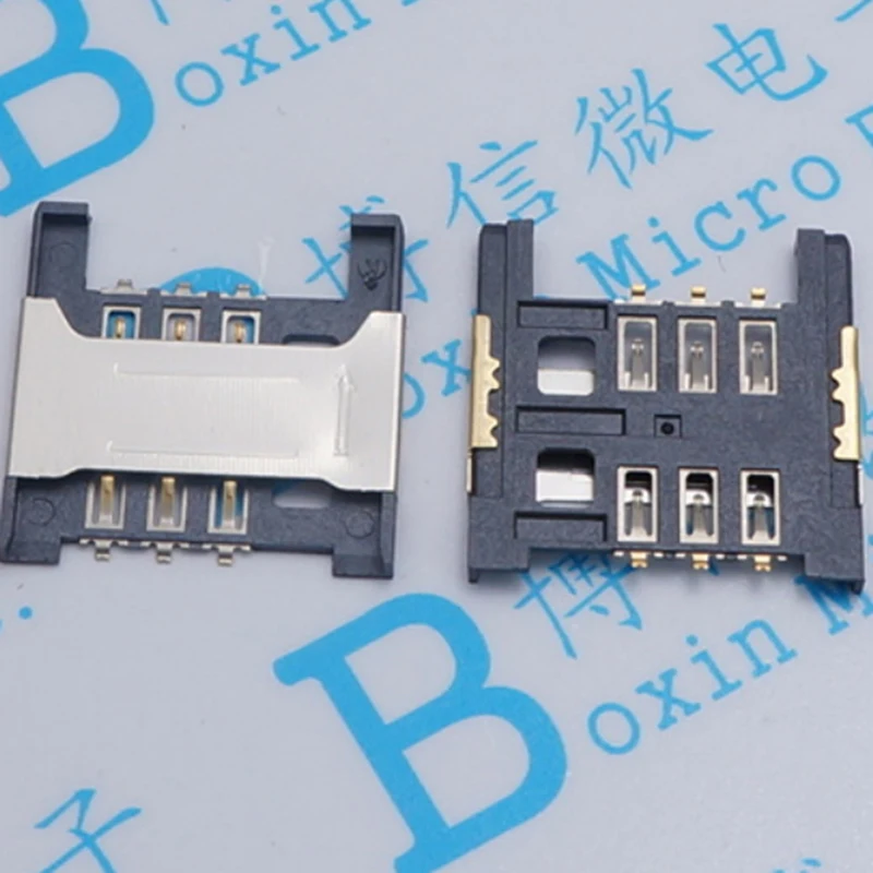 Mobile Phone SIM Card Holder With A Gold Plated 1.8MM HIGHholder