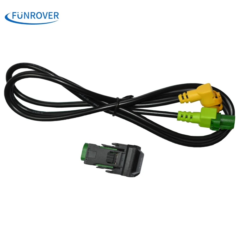 Freeshipping Автомобиля USB Адаптер Кабель и Переключатель для Volkswagen RCD510 RNS315 RCD300+ VW Golf Jetta MK6 Поло Touran Tiguan Scirocco