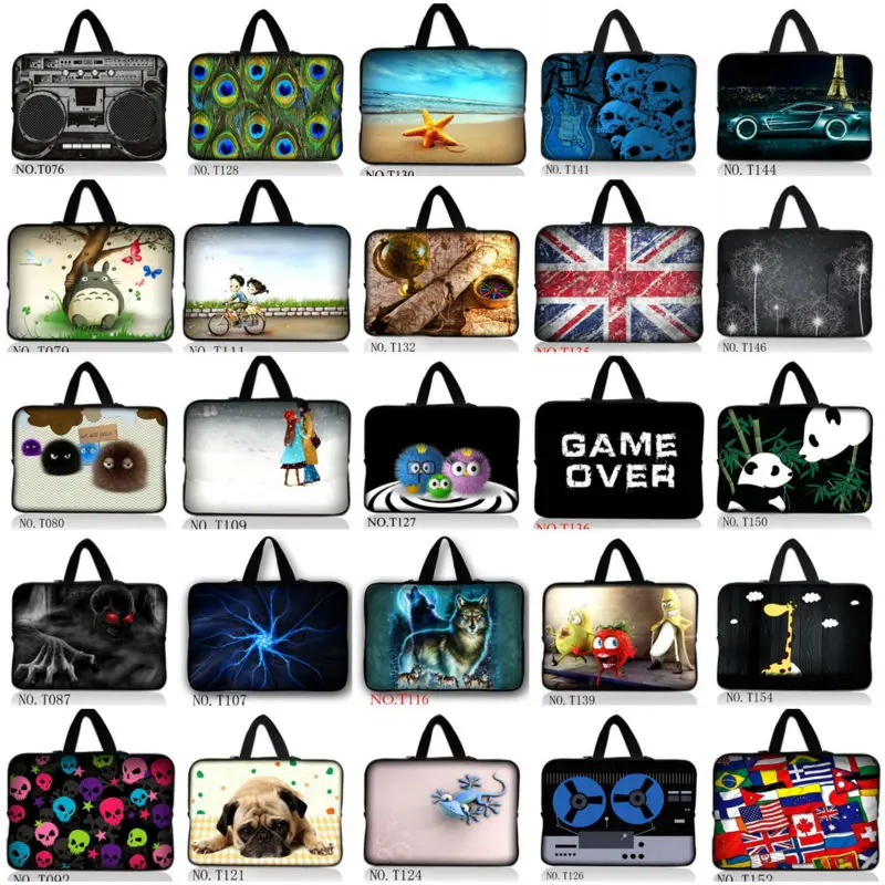 London Clock Notebook Accessories Fashion 17 15 14 13 12 10 9.7 7 Netbook Laptop Sleeve Bag Cases Cover For Acer Asus Toshiba