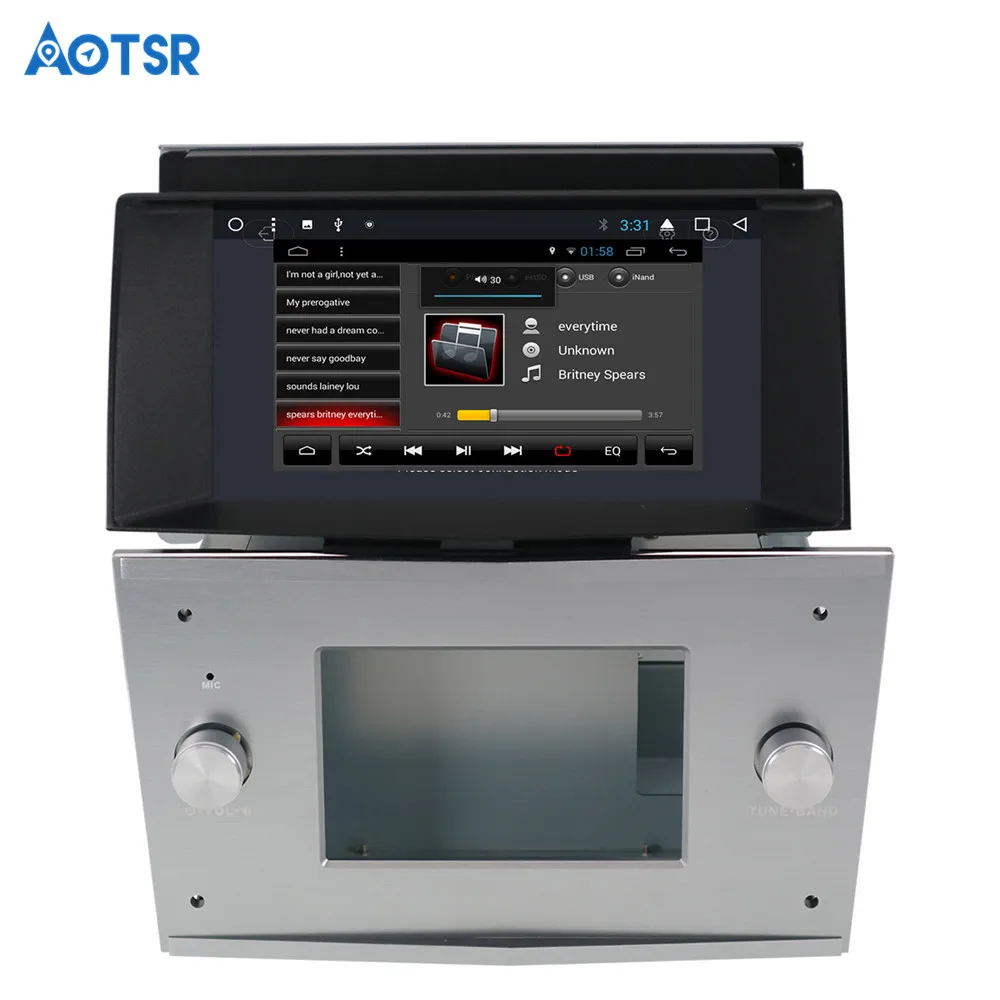 Discount Aotsr Android 7.1 GPS navigation Car no DVD Player For Opel Astra H 2006-2012 tape recorder stereo 2 DIN radio Headunit 2