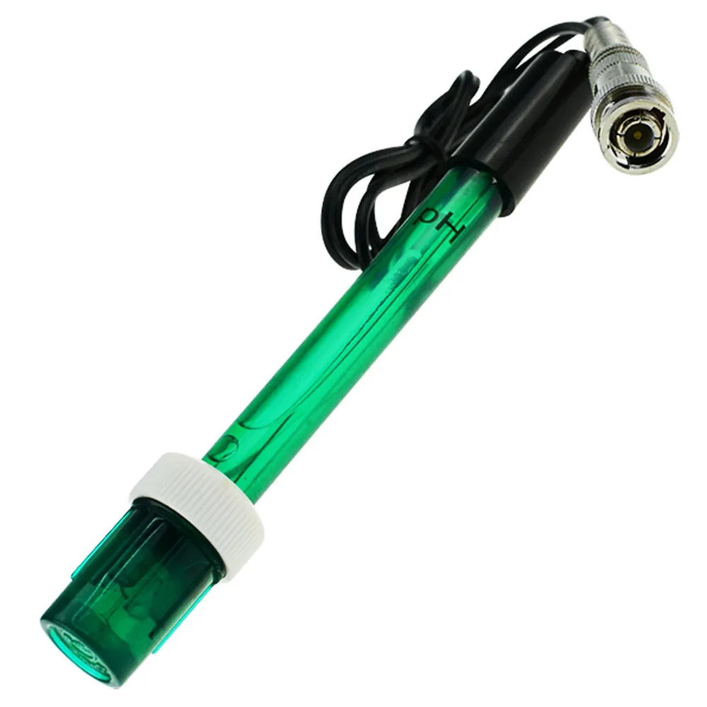 0.00~14.00PH Range Single Cylinder pH Electrode BNC Long Cable plus 2 Calibration Solutions | Инструменты