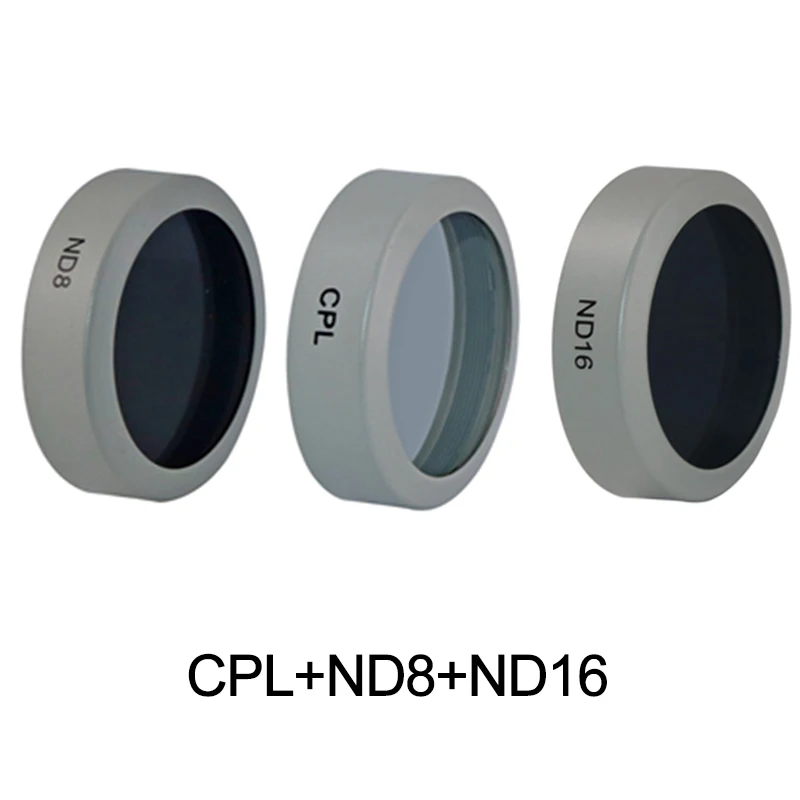 Фильтры для объективов DJI Phantom 4 Pro 4A Advanced UV CPL ND4 ND8 ND16 HD фильтр для камеры Phantom 4 запасные части Аксессуары для Дронов - Цвет: CPL ND8 ND16