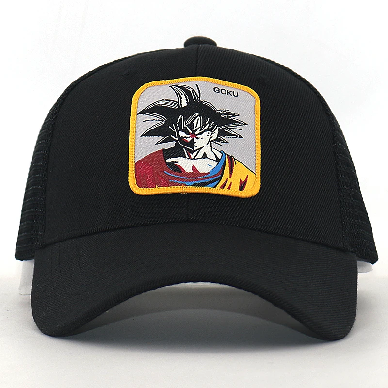 Бренд MAJIN VEGETA Dragon Ball, сетчатая бейсболка для лета, хлопковая кепка snapback для мужчин и женщин, хип-хоп кепка для папы, высокое качество