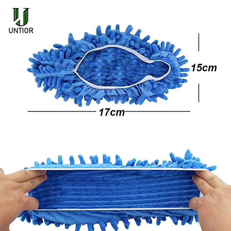 UNTIOR Dust Mop тапочки; обувь для мытья полов; легко чистить; для ванной; для офиса; для кухни; многофункциональные швабры; тапочки; обувь; 5 цветов